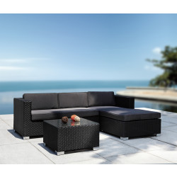 Renava Coiba - Modern Outdoor Sectional Sofa and Coffee Table