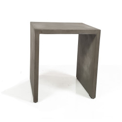 Modrest Creede - Modern Grey Concrete End Table