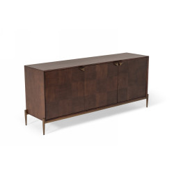 Modrest Shane - Modern Acacia & Brass Buffet