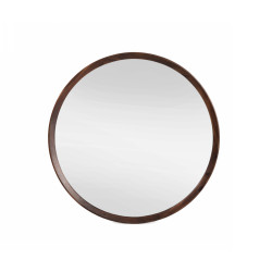 Modrest Selena - Modern Round Acacia Mirror