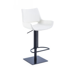 Modrest Niles - Modern White Bar Stool 