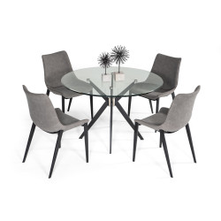 Modrest Dallas - Modern Black Dining Table 