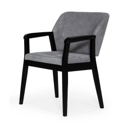 Modrest Escot - Modern Grey & Black Dining Chair (Set of 2)
