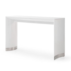 Modrest Corbett - Contemporary White Bar Table