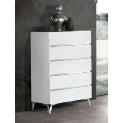 Nova Domus Angela - Italian Modern White Chest