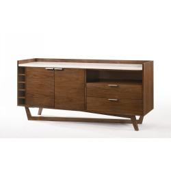 Modrest Jozy - Modern Marble & Walnut Buffet