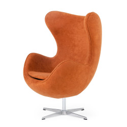 Modrest Lenmar - Modern Rust Fabric Accent Chair