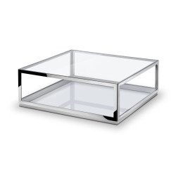 Modrest Weller - Modern Stainless Steel Coffee Table 
