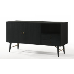 Modrest Addax - Modern Black Ash Buffet