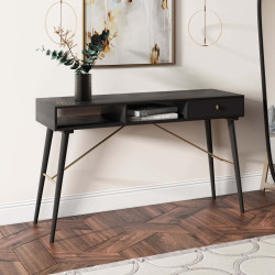 Modrest Bonfoy - Modern Black Ash Console Table