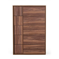 Nova Domus Asus - Italian Modern Walnut Chest