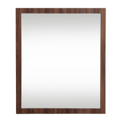 Nova Domus Asus - Italian Modern Walnut Mirror