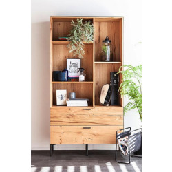 Modrest Fagan - Rustic Oak Bookcase