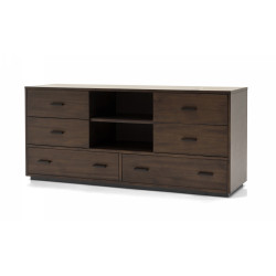 Nova Domus Fantasia - Contemporary Dark Walnut Dresser