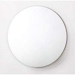 Modrest Paula - Mid-Century Round Walnut Mirror