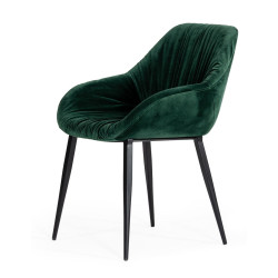 Modrest Katrina - Modern Green Fabric Dining Chair