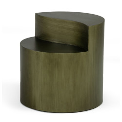 Modrest Avocet- Modern Grey End Table