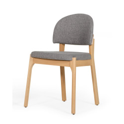 Modrest Brandon - Modern Grey Dining Chair (Set of 2)