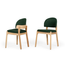 Modrest Brandon - Modern Green Dining Chair (Set of 2)