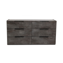 Nova Domus Ferrara - Modern Volcano Oxide Grey Dresser