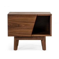 Modrest Abelard - Mid-century Walnut Nightstand