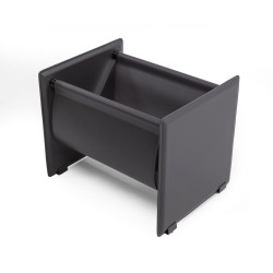 Modrest Uriah - Modern Grey Magazine Rack
