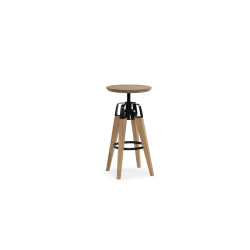Modrest Yates Modern Oak Bar Stool