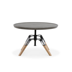 Modrest Yates Modern Concrete & Oak Coffee Table
