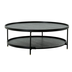 Modrest Mitchell -  Black Iron Round Coffee Table