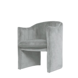 Modrest Danube Modern Grey Fabric Dining Chair