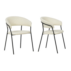 Modrest Marlynn - Modern White Dining Chair Set of 2