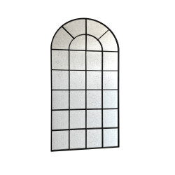 Modrest Grady - Industrial Antique Black Floor Mirror