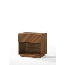 Nova Domus Kamela- Modern Walnut Nightstand