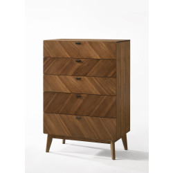 Nova Domus Kamela- Modern Walnut Chest