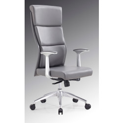Modrest Ellison Modern Grey High-Back Office Chair