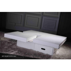 Modern Crocodile white coffee table 8879a