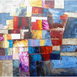 Modrest ADC8218 Abstract Oil Painting On Canvas