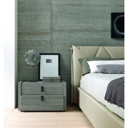 SMA Esprit - Modern Grey Nightstand