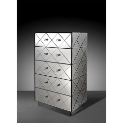Modrest Segovia - Modern Mirrored Bedroom Chest