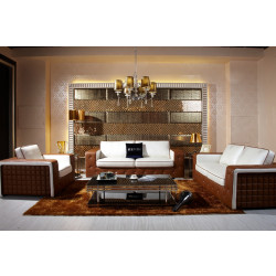 Divani Casa K8442 - Modern Eco-Leather Sofa Set