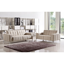 Divani Casa Midwick - Modern Fabric Sofa Set