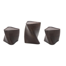 Modrest 1148 - Modern Brown Stool Table Set
