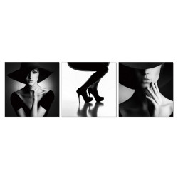 Modrest Vogue 3-Panel Photo on Canvas