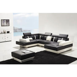 Divani Casa T286 - Modern Leather Sectional Sofa