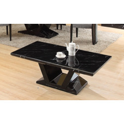 Modrest Libra Modern Black Marble Coffee Table