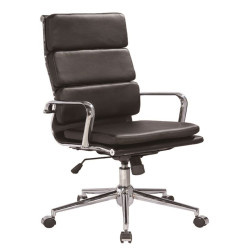 Modrest Edge High-Back Modern Black Office Chair