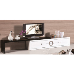 Modrest 2018 Modern White and Black TV Stand