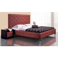 Modrest B9039 Modern Red Leatherette Bed