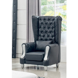 Modrest B9039 Modern Black Leatherette Lounge Chair