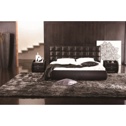 Modrest BL9038 Modern Black Leatherette Bed